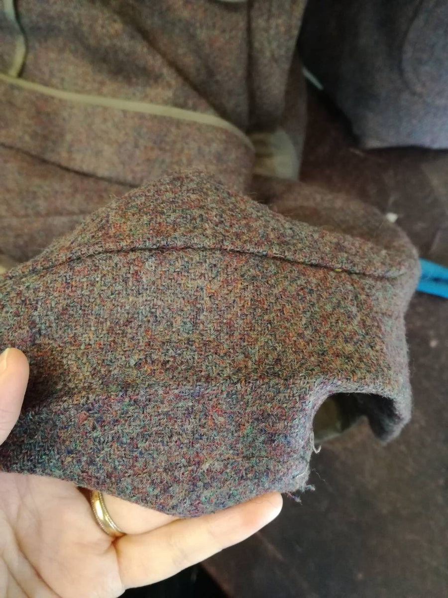 洋服の破けの修理（職人の手作業 カケハギ）お見積り