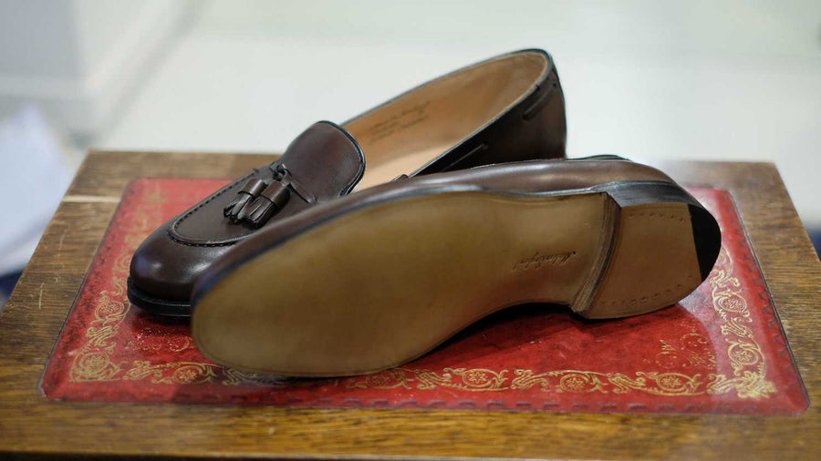【展示品特価】 The Armoury <アーモリー> Hudson タッセルローファー エスプレッソカーフ 【UK9】